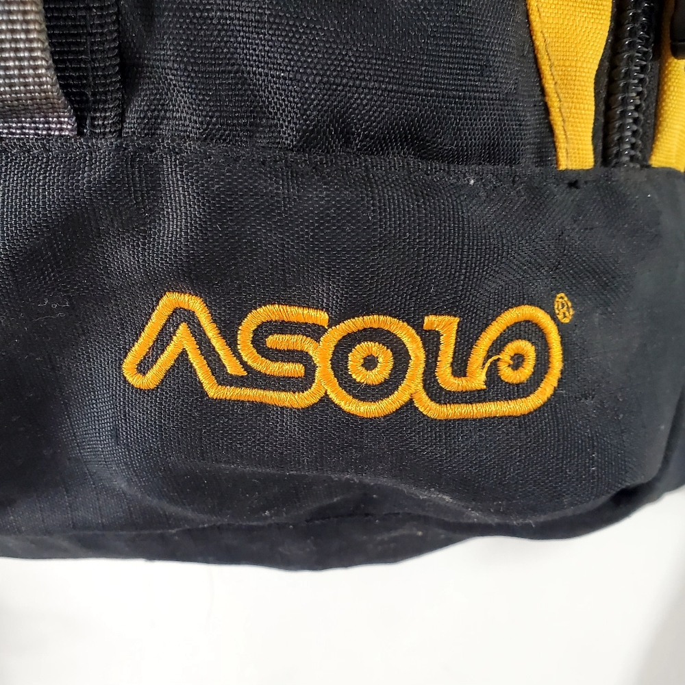 Asolo Black and Yellow Men's Backpack - Picture 7 of 12